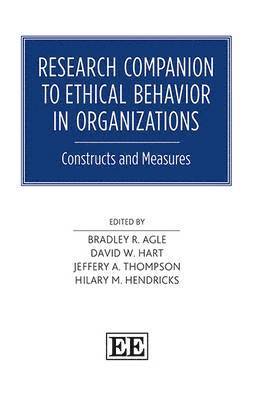 Research Companion to Ethical Behavior in Organizations 1
