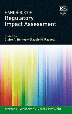 Claire A. Dunlop, Claudio M. Radaelli - Handbook of Regulatory Impact Assessment, Inbunden