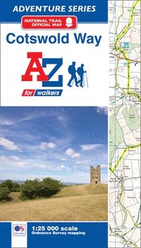 bokomslag Cotswold Way National Trail Official Map