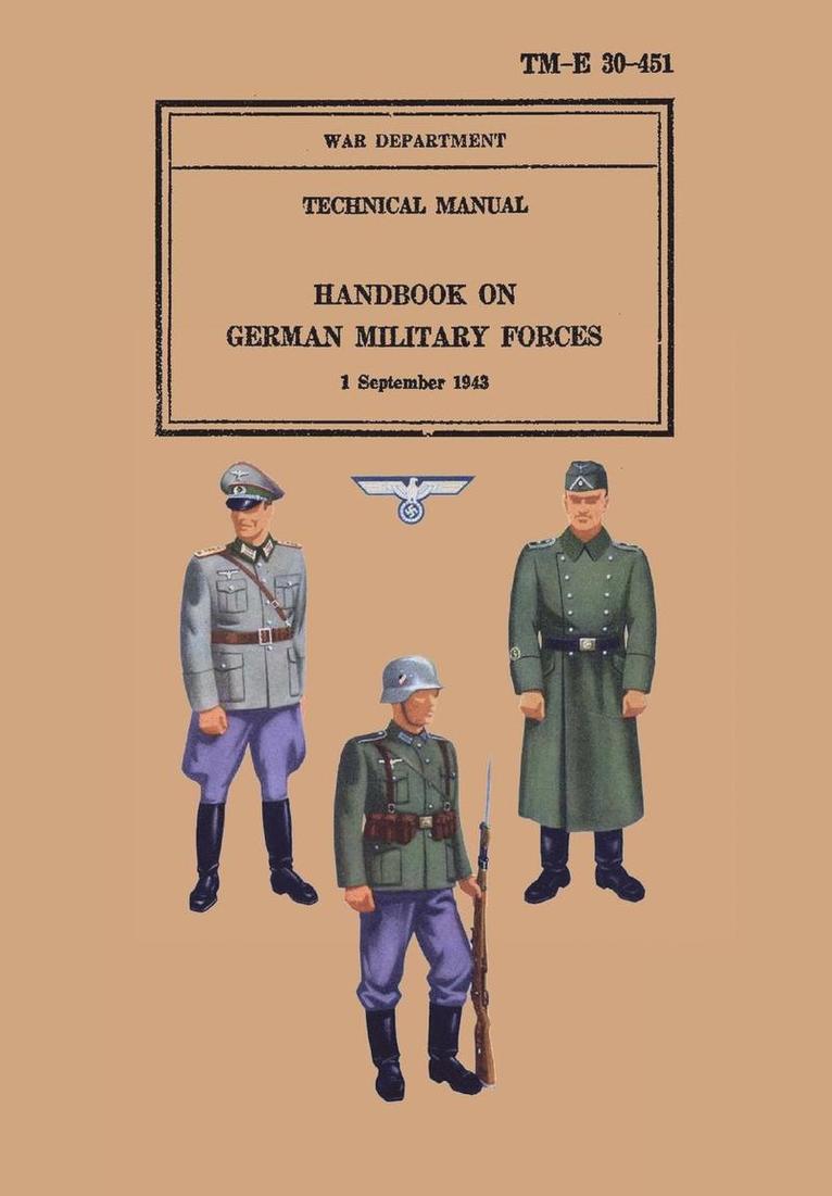 Handbook on German Military Forces 1943 1