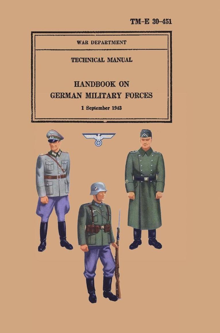 Handbook on German Military Forces 1943 1