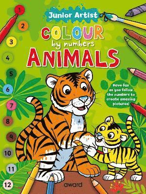 bokomslag Junior Artist Colour By Numbers: Animals