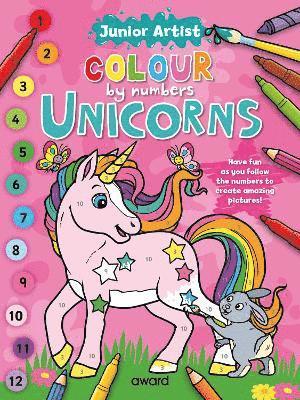 bokomslag Junior Artist Colour By Numbers: Unicorns