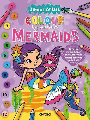 bokomslag Junior Artist Colour By Numbers: Mermaids