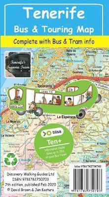 bokomslag Tenerife Bus & Touring Map
