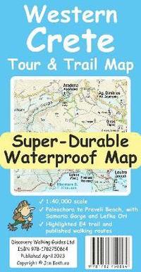 bokomslag Western Crete Tour & Trail Super-Durable Map