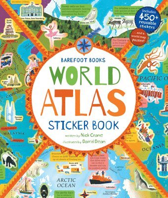 Nick Crane - World Atlas Sticker Book, Häftad