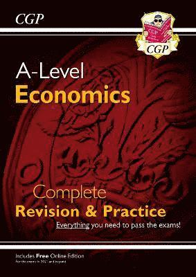 bokomslag A-Level Economics: Year 1 & 2 Complete Revision & Practice (with Online Edition): for the 2025 and 2026 exams