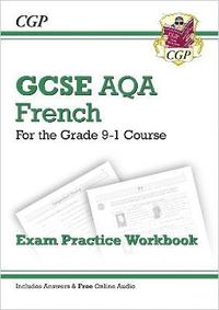 bokomslag GCSE French AQA Exam Practice Workbook: includes Answers & Online Audio (For exams in 2024 and 2025)