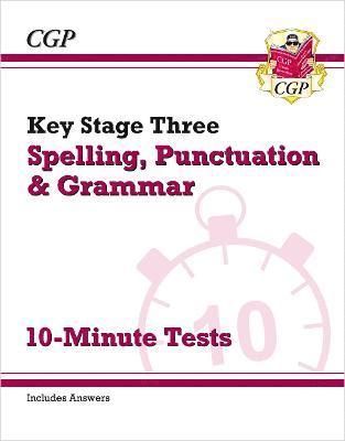 bokomslag KS3 Spelling, Punctuation and Grammar 10-Minute Tests (includes answers)