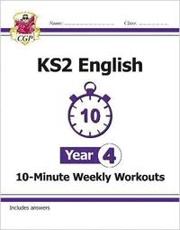 bokomslag KS2 Year 4 English 10-Minute Weekly Workouts