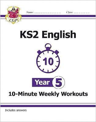 bokomslag KS2 Year 5 English 10-Minute Weekly Workouts