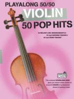 bokomslag Playalong 50/50 - violin - 50 pop hits