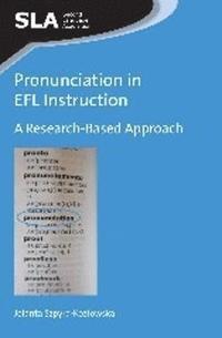 bokomslag Pronunciation in EFL Instruction