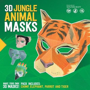 bokomslag 3D Jungle Animal Masks