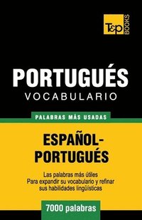 bokomslag Vocabulario espaol-portugus - 7000 palabras ms usadas
