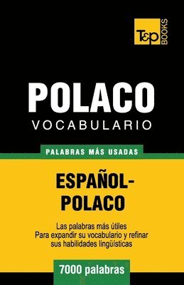 bokomslag Vocabulario español-polaco - 7000 palabras más usadas