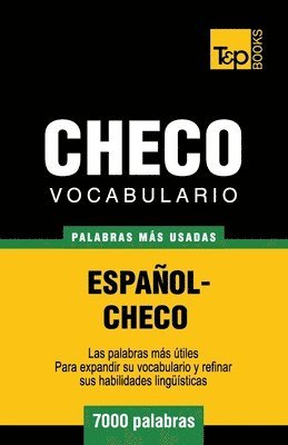 bokomslag Vocabulario español-checo - 7000 palabras más usadas