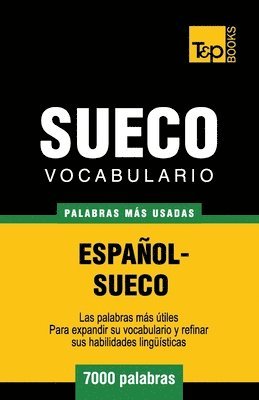 bokomslag Vocabulario español-sueco - 7000 palabras más usadas