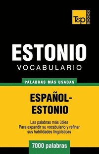 bokomslag Vocabulario español-estonio - 7000 palabras más usadas