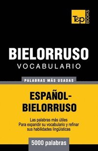 bokomslag Vocabulario espaol-bielorruso - 5000 palabras ms usadas