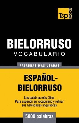 bokomslag Vocabulario espaol-bielorruso - 5000 palabras ms usadas