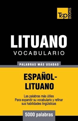 bokomslag Vocabulario español-lituano - 5000 palabras más usadas