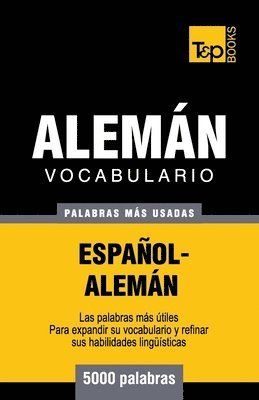 bokomslag Vocabulario español-alemán - 5000 palabras más usadas
