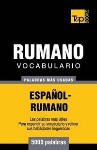 bokomslag Vocabulario espaol-rumano - 5000 palabras ms usadas