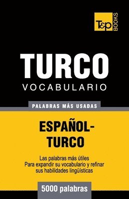 bokomslag Vocabulario espaol-turco - 5000 palabras ms usadas