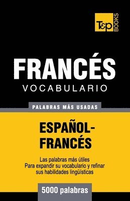 bokomslag Vocabulario español-francés - 5000 palabras más usadas