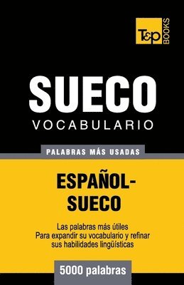 bokomslag Vocabulario espaol-sueco - 5000 palabras ms usadas