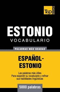 bokomslag Vocabulario espaol-estonio - 5000 palabras ms usadas