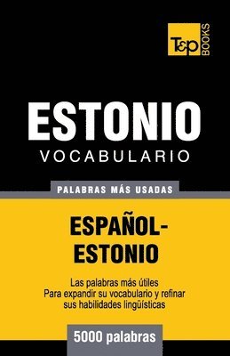 bokomslag Vocabulario español-estonio - 5000 palabras más usadas