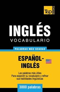 bokomslag Vocabulario espaol-ingls americano - 3000 palabras ms usadas