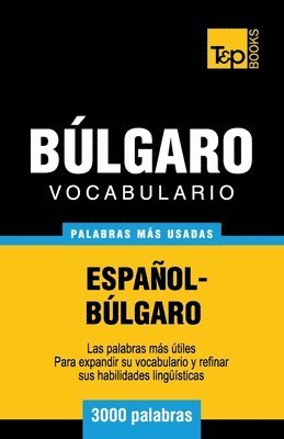 bokomslag Vocabulario español-búlgaro - 3000 palabras más usadas