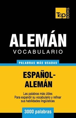 bokomslag Vocabulario español-alemán - 3000 palabras más usadas