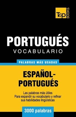 bokomslag Vocabulario español-portugués - 3000 palabras más usadas