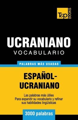 bokomslag Vocabulario español-ucraniano - 3000 palabras más usadas