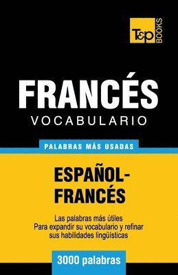 bokomslag Vocabulario español-francés - 3000 palabras más usadas