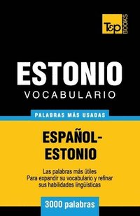 bokomslag Vocabulario espaol-estonio - 3000 palabras ms usadas