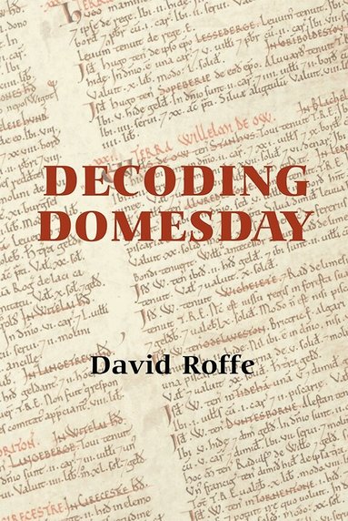 David Roffe - Decoding Domesday, Häftad