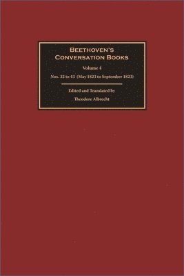 Beethoven's Conversation Books Volume 4 1