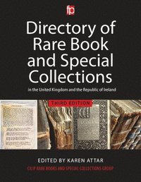 bokomslag Directory of Rare Book and Special Collections in the UK and Republic of Ireland