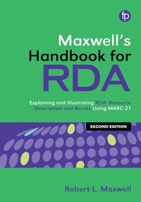 bokomslag Maxwell's Handbook for RDA