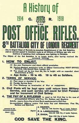 History of the Post Office Rifles, 8th Battalion City of London Regiment 1914 to 1918 1