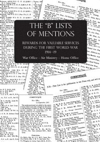 bokomslag The &quot;B&quot; Lists of Mentions