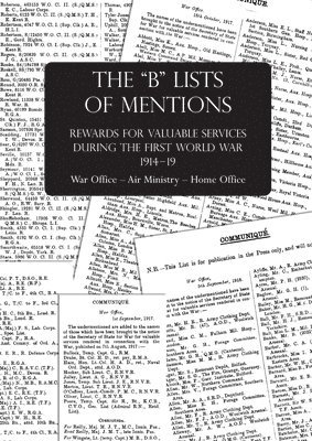 The &quot;B&quot; Lists of Mentions 1