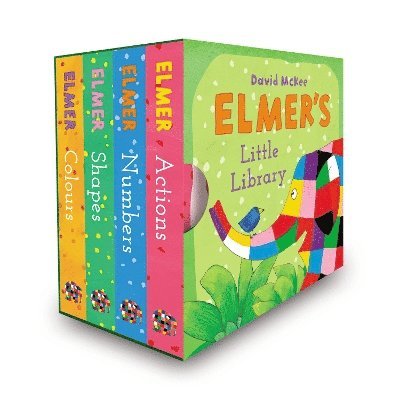 David McKee - Elmer’s Little Library, Kartonnage