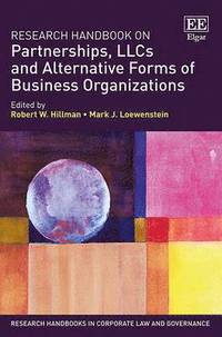 bokomslag Research Handbook on Partnerships, LLCs and Alternative Forms of Business Organizations